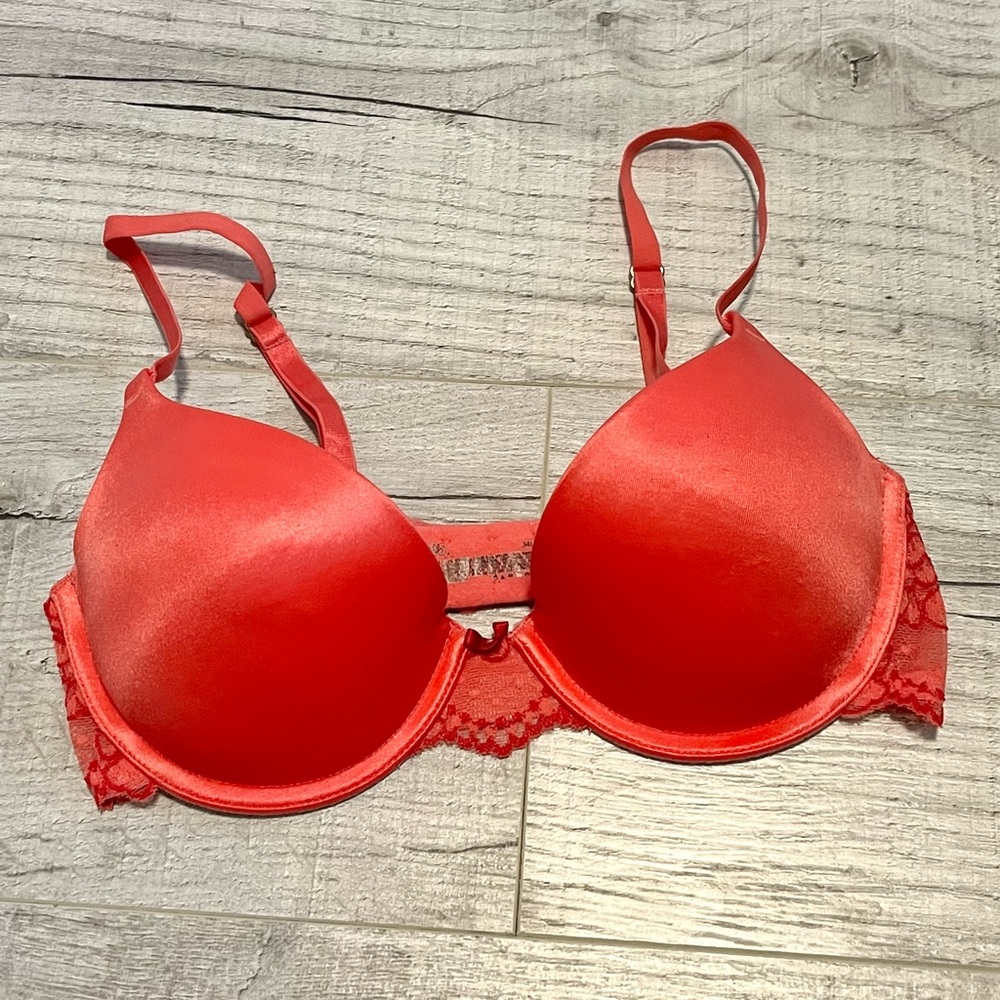 Hot Pink Lace Bra